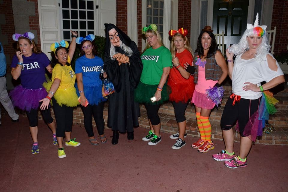 Inside Out group costume for Mickey's Not-So-Scary Halloween Party