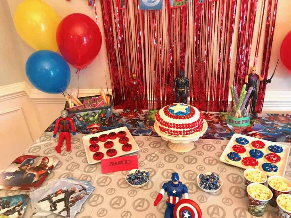 Superhero Party Ideas Avengers Party Games, Decor, Food