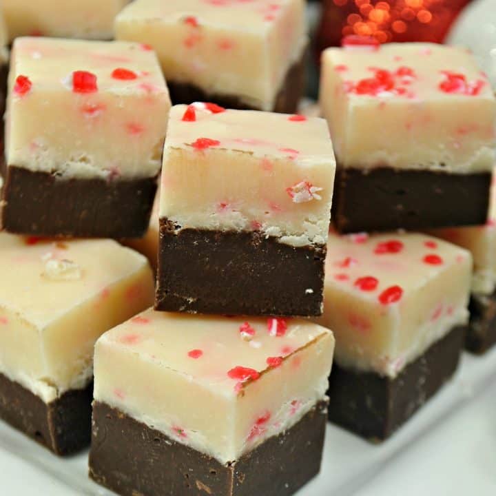 Peppermint Bark Fudge Recipe